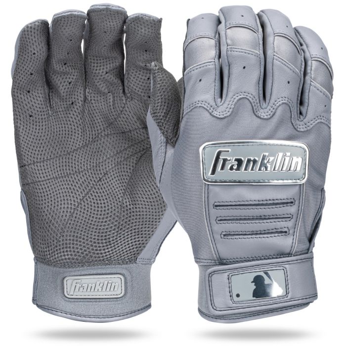 Moonshot Pre-Sale: Franklin CFX Pro Full Color Chrome Batting Gloves- Gray
