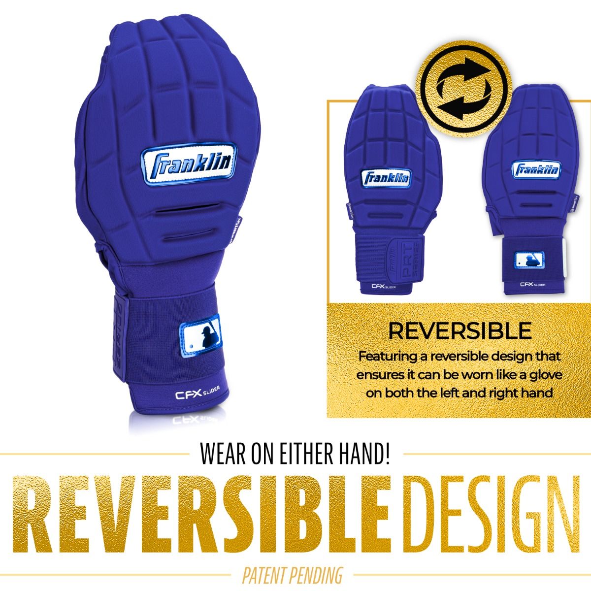 Franklin CFX® Slider PRT™ Protective Reversible Sliding Glove- Youth