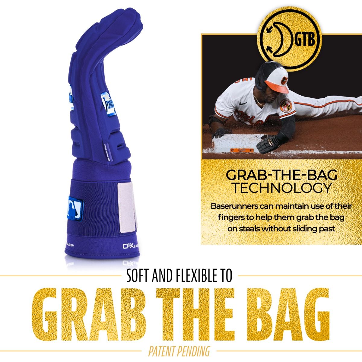 Franklin CFX® Slider PRT™ Protective Reversible Sliding Glove- Youth