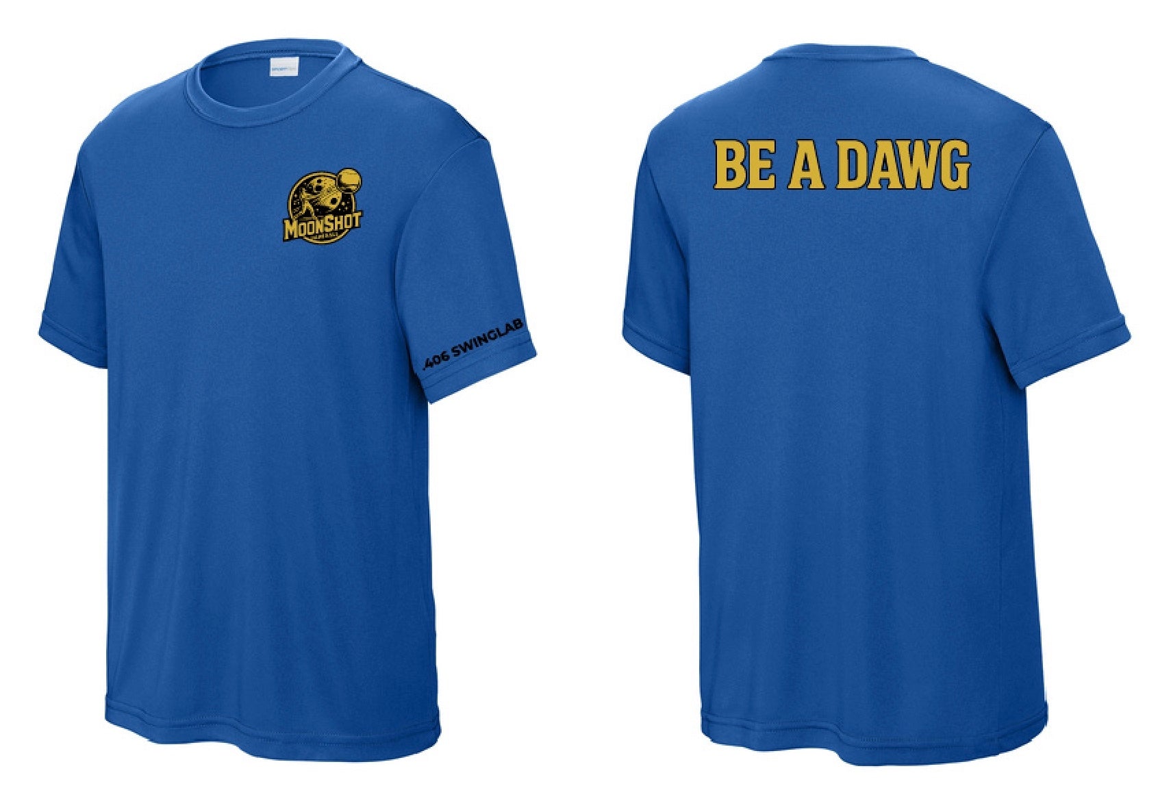 Moonshot Pre-Sale: Moonshot Baseball "Be A Dawg" Performance Tee (Youth)