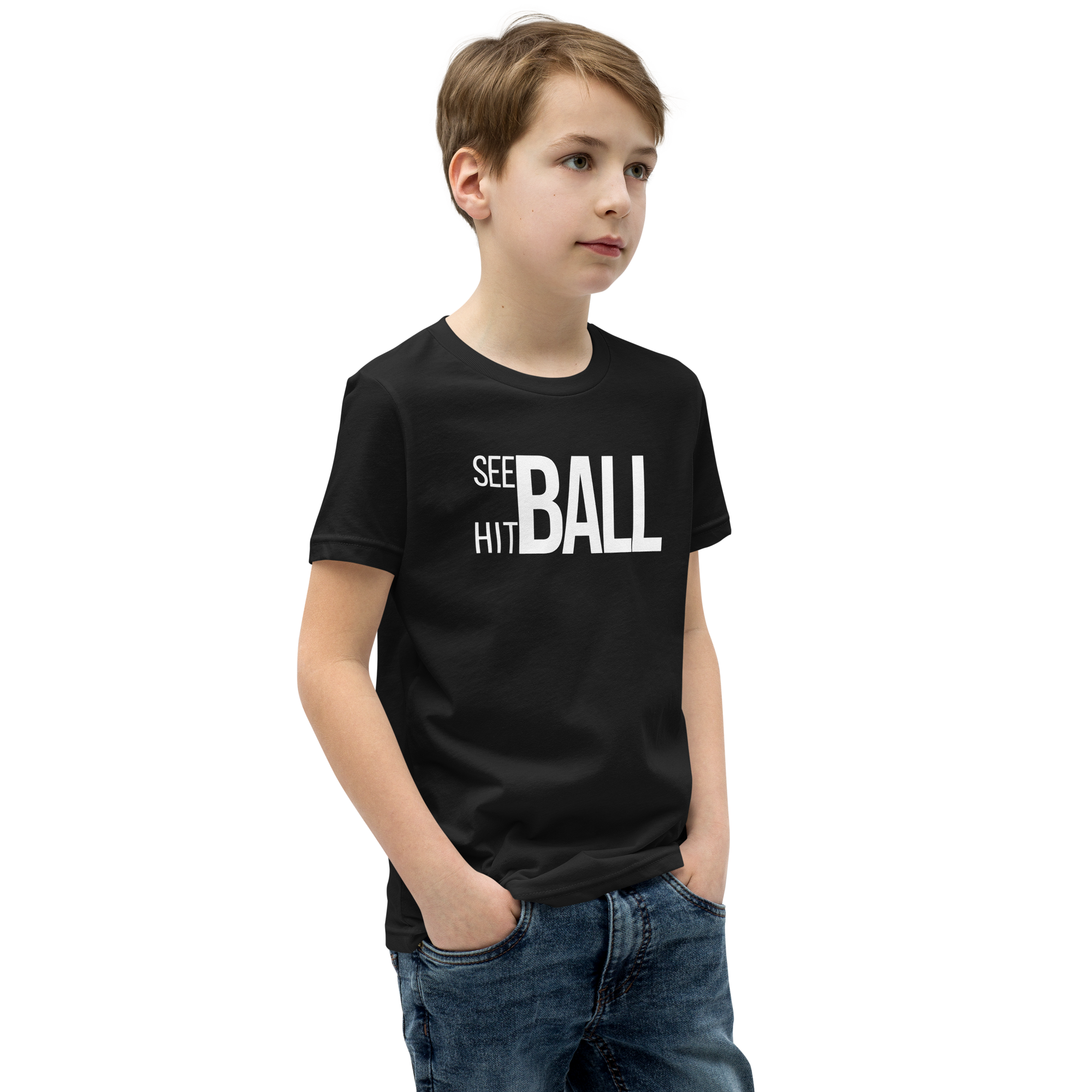 SEE BALL HIT BALL – Youth Tee
