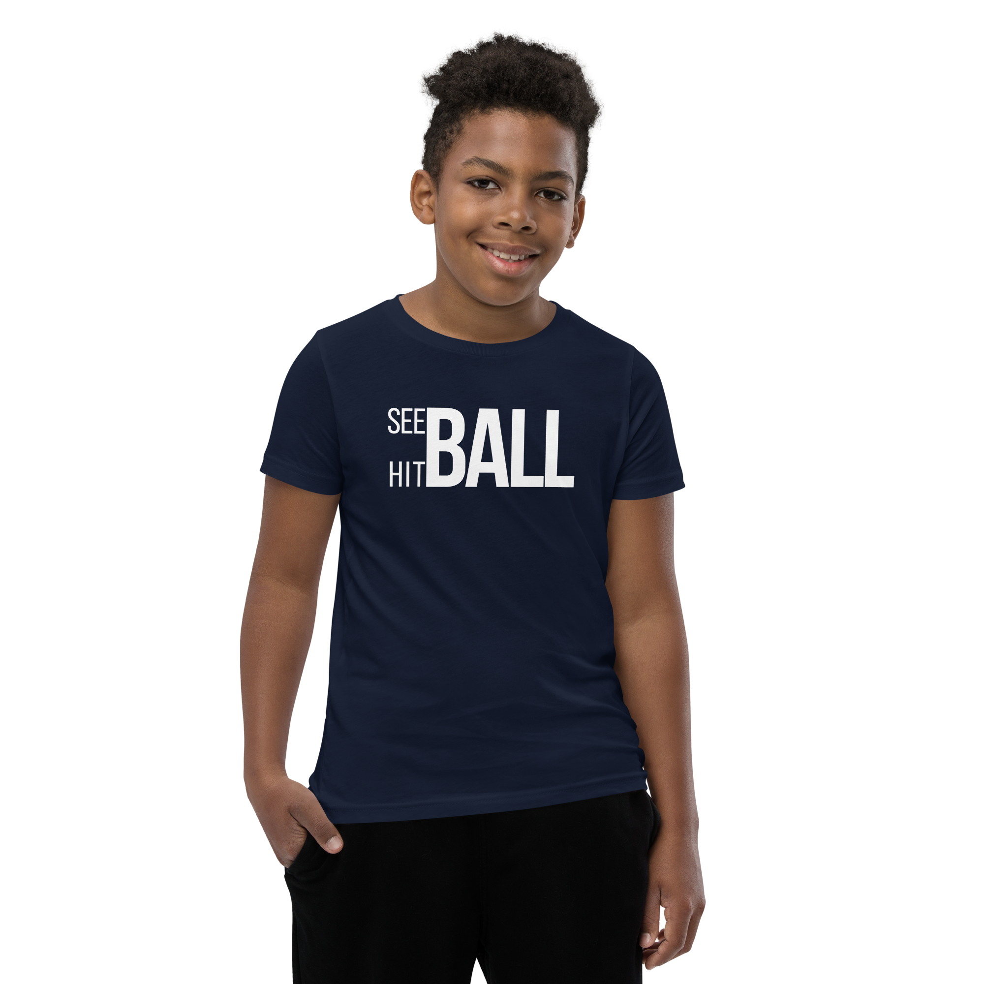 SEE BALL HIT BALL – Youth Tee