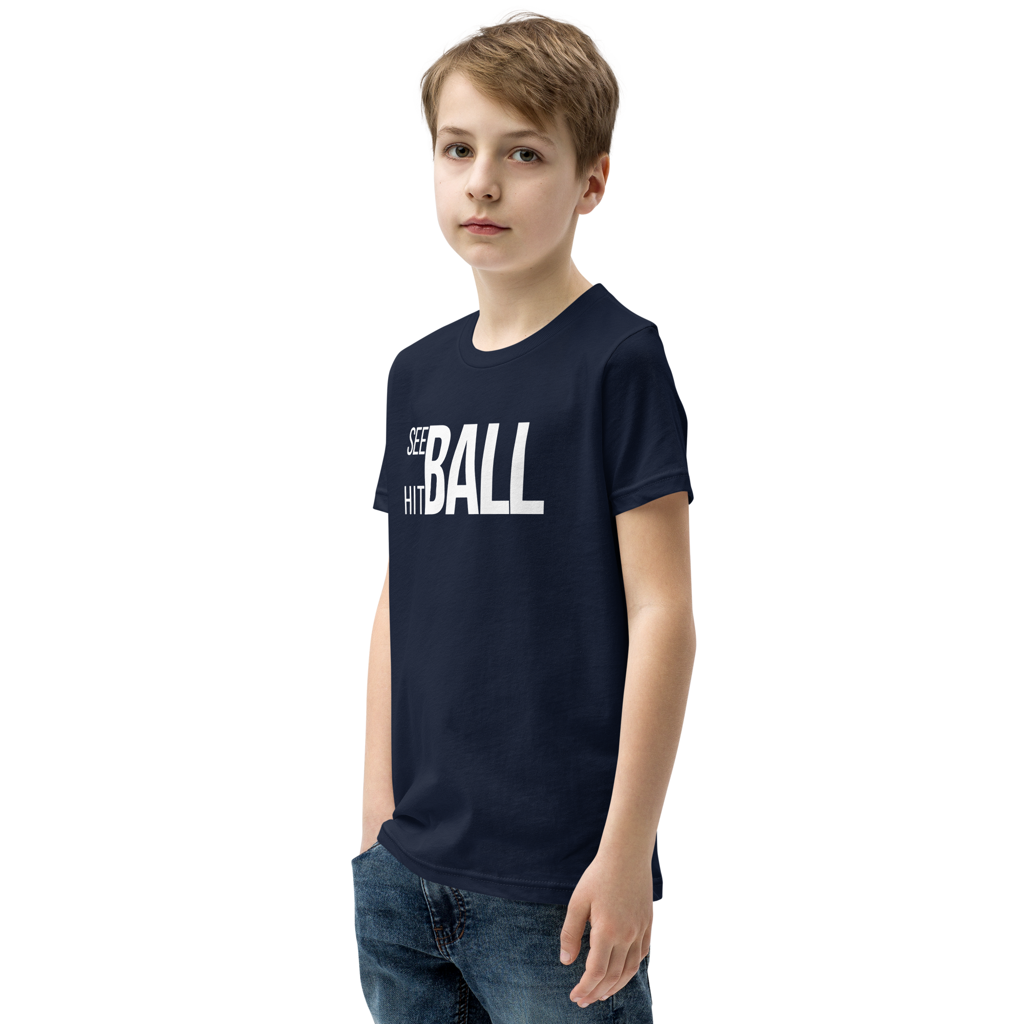 SEE BALL HIT BALL – Youth Tee