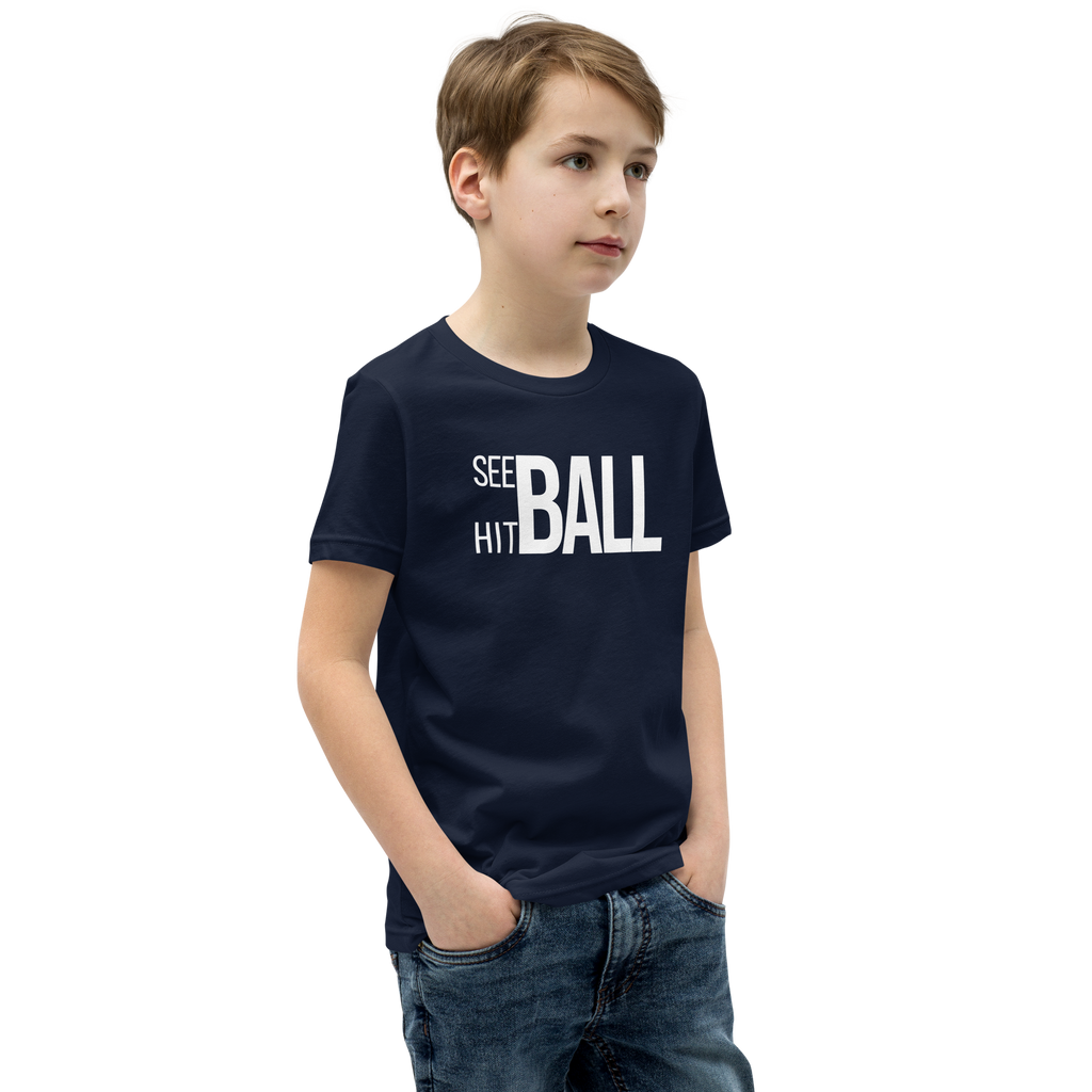 SEE BALL HIT BALL – Youth Tee