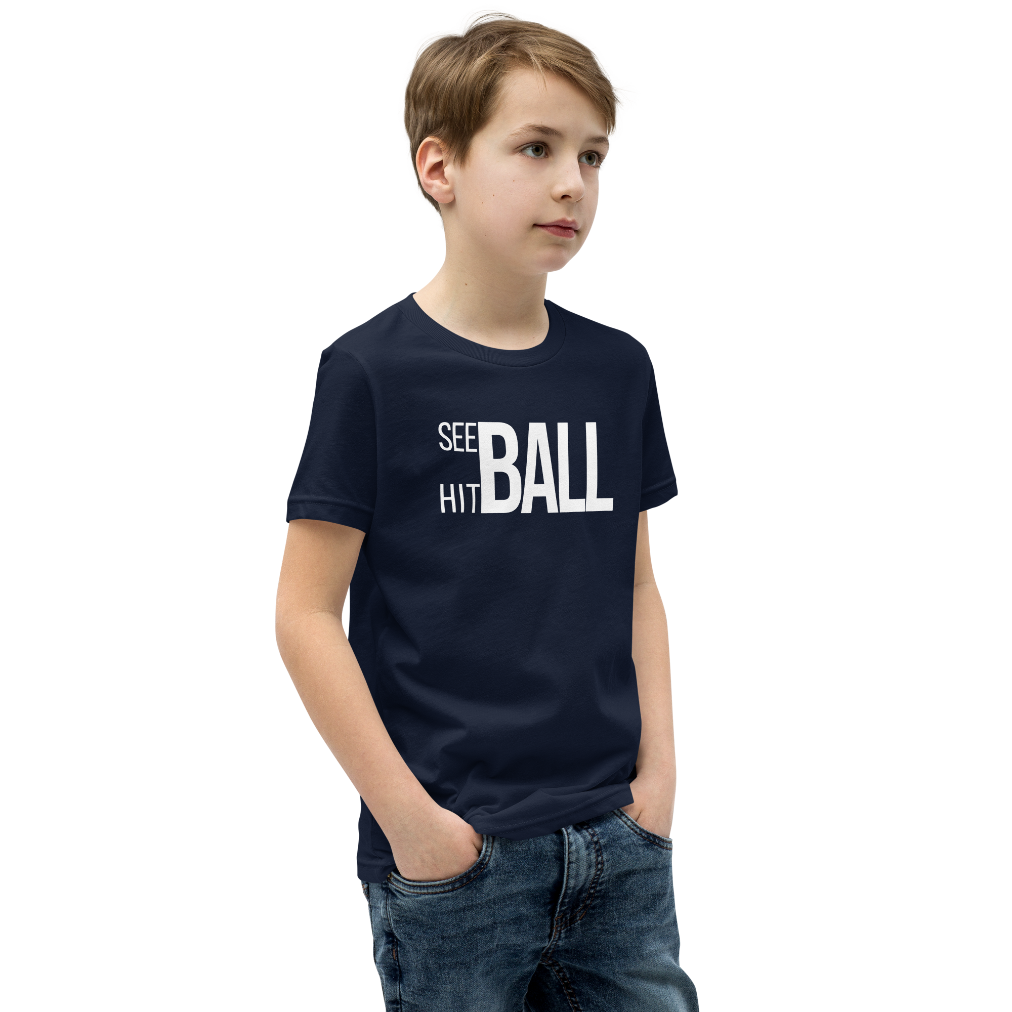 SEE BALL HIT BALL – Youth Tee